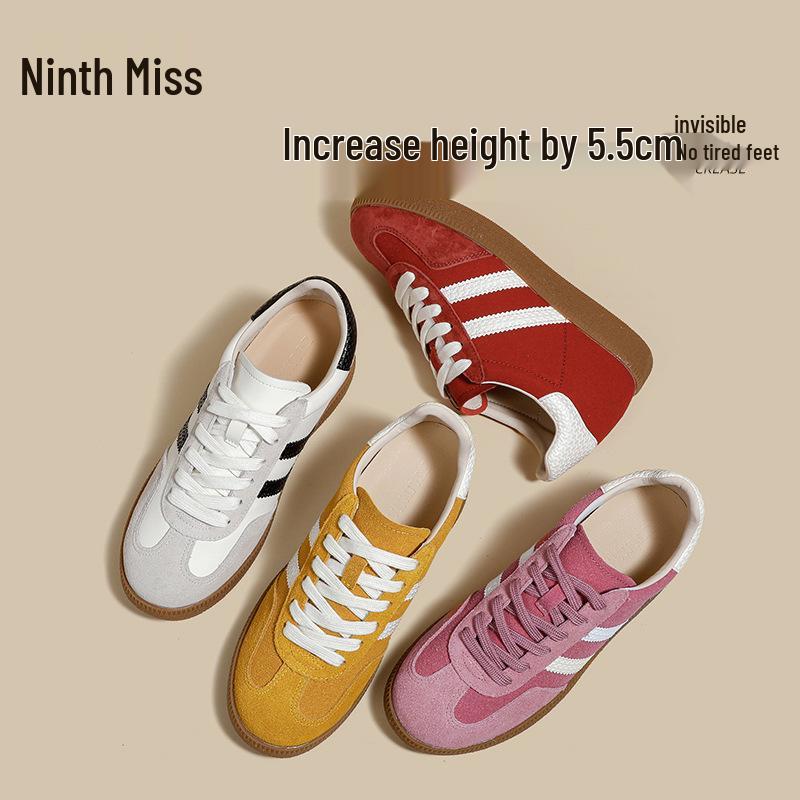 

Немецкие кроссовки женские ретро 2025 весна белые кроссовки: Универсальная, дышащая повседневная обувь 39