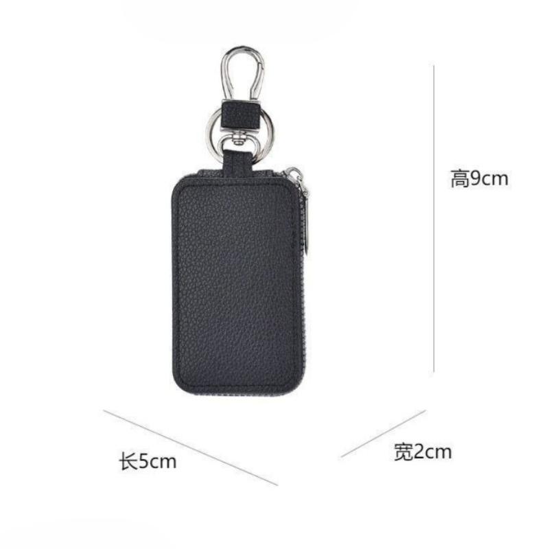 PU Leather Keychain Wallet Men Women Key Holder Organizer Pouch New Fashion Car Key Wallet Housekeeper Key Case Mini Card Bag