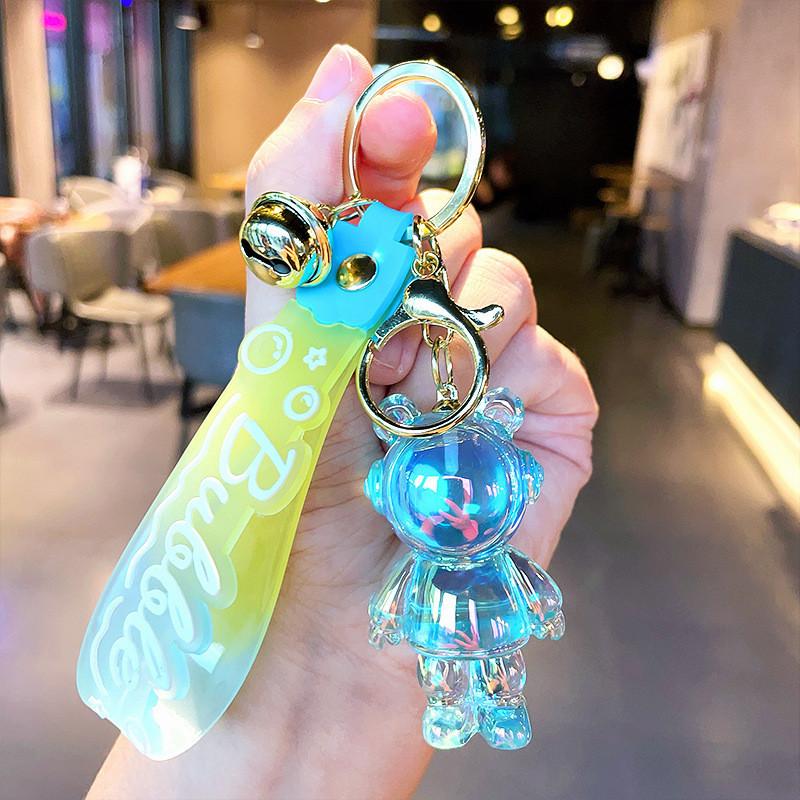 Colorful Resin Cartoon Keychains Bear And Rabbit Perfect For Party Favors