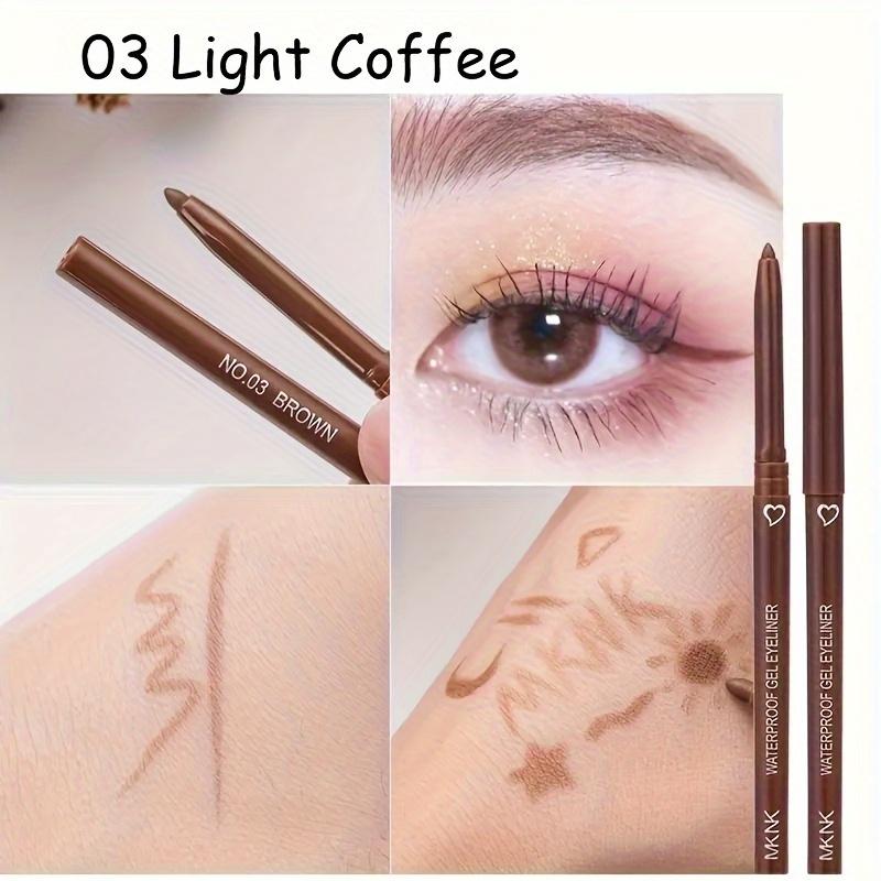 Automatic Color Smooth Waterproof Glue Eyeliner Pencil Eyeliner Long Lasting Colourful Eyeliner Pencil Eye Makeup Cosmetics