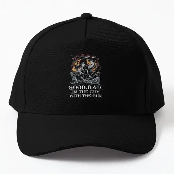 

Good Or Bad I Am The Guy With The Gun Baseball Cap Hat Hip Hop Casquette Mens Sun Black Women Summer Printed Sport Outdoor Black