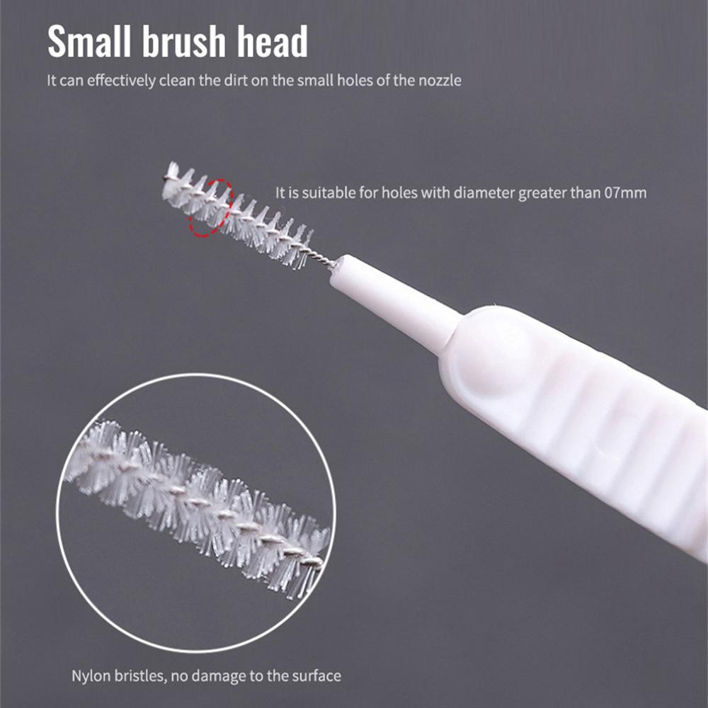 1set  Shower Head Cleaning Brush  Anti-clogging Small Brush Pore Gap Cleaning Brush  Micro Nylon Brush Toilet Accessories