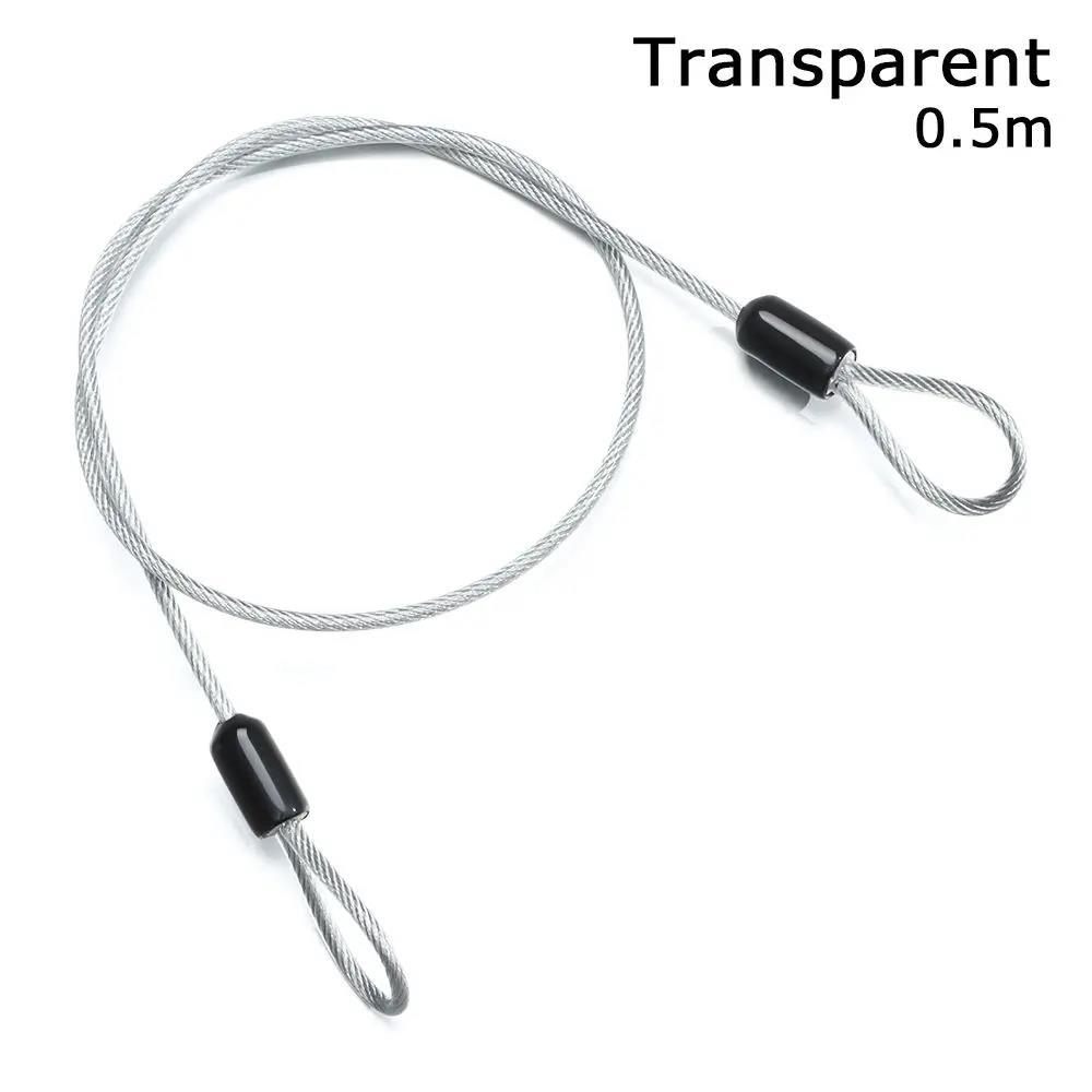 0.5/1/2Meters Anti-theft Ropes MTB Bike Rope Bicycle Lock Wire Steel Cable Lock Cycling Strong Wire Road Bike Lock 4
