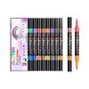 Dual-Color Double-Ended Acrylic Flash Marker Pen for Handwriting