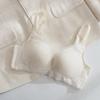 "Japanese 100% Mulberry Silk Seamless Bra for Small Breasts - No Steel Ring, Anti-Sagging Design"