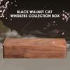 Cat Whisker Holder Wooden Pet Memorial Box Solid Commemorative Storage Container Holder For Friends Keepsake Jewelry Souvenirs
