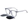 2302 Day And Night Magnetic Sleeve Glasses Men'S And Women'S Three-In-One Patch Glasses High Definition Can Be Equipped With Myopia Glasses