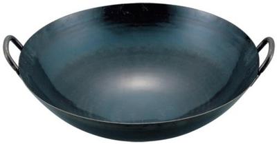 Yamada Kogyosho Yamada Iron Hand-Forged Cantonese Wok 36cm (Handle Welded Specification, 1.2mm Thick)