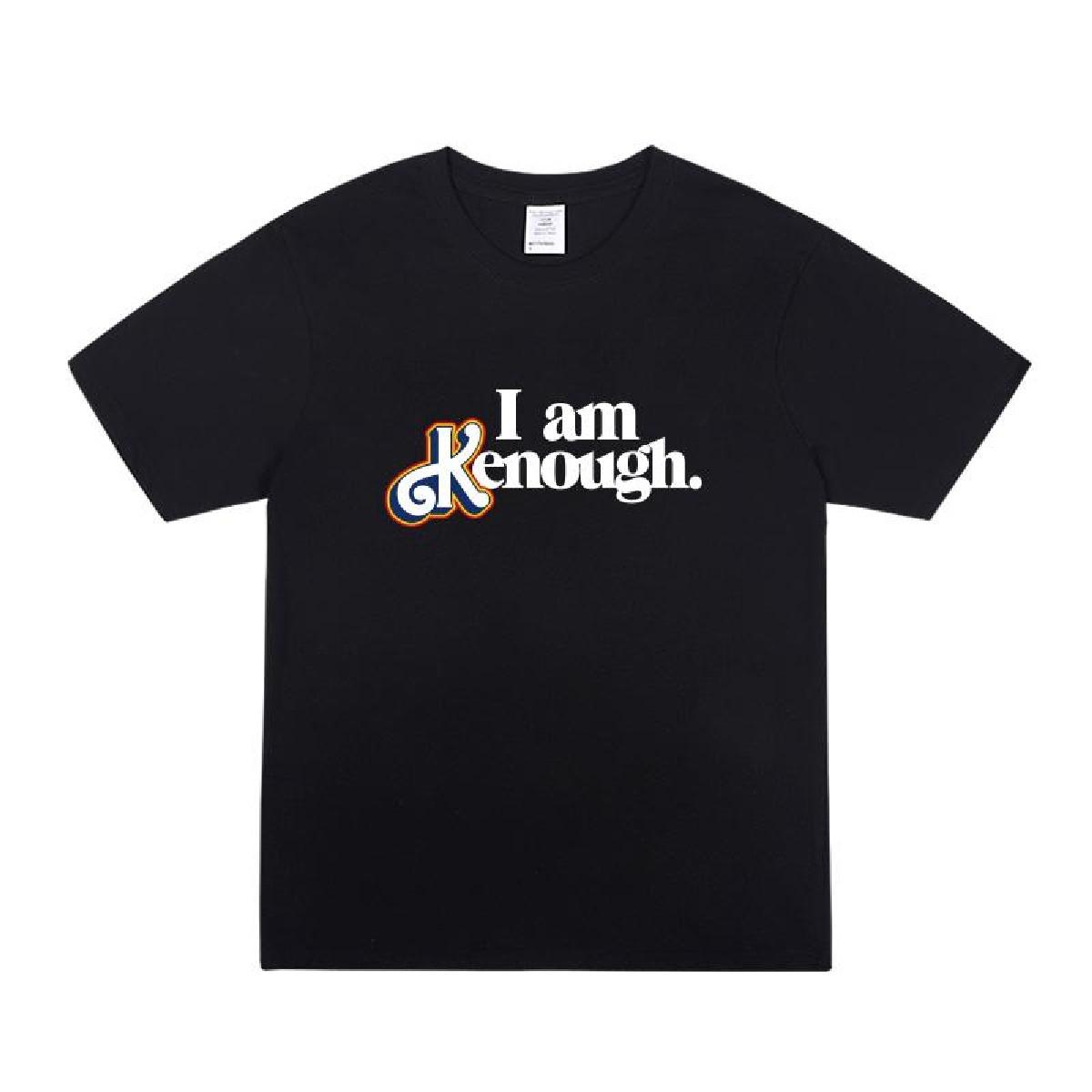 

Американская Барби Я Кен достаточно Кен Райан Гослинг Гослинг Принт Графическая футболка Мужская и женская футболка с коротким рукавом Мужская одежда XXXXXL