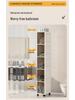 Ultra-Narrow Storage Shelf: Multi-Layer Kitchen, Bathroom Side & Toilet Organizer Cabinet