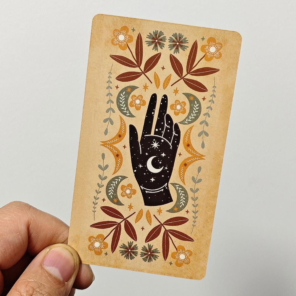 Witch Magick Oracle Deck 10.3*6cm 40 Pcs Inspiration Cards with Keywords
