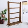 Espositore per Gioielli in Legno Porta Collane Bracciali Portachiavi Gancio Scaffale Organizer per Orecchini Spille Spille