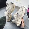 Platform Dad Shoes 2025 Summer New Mesh Breathable Casual Sports Shoes Men's Non-slip and Wear-resistant Running Shoes Men's
