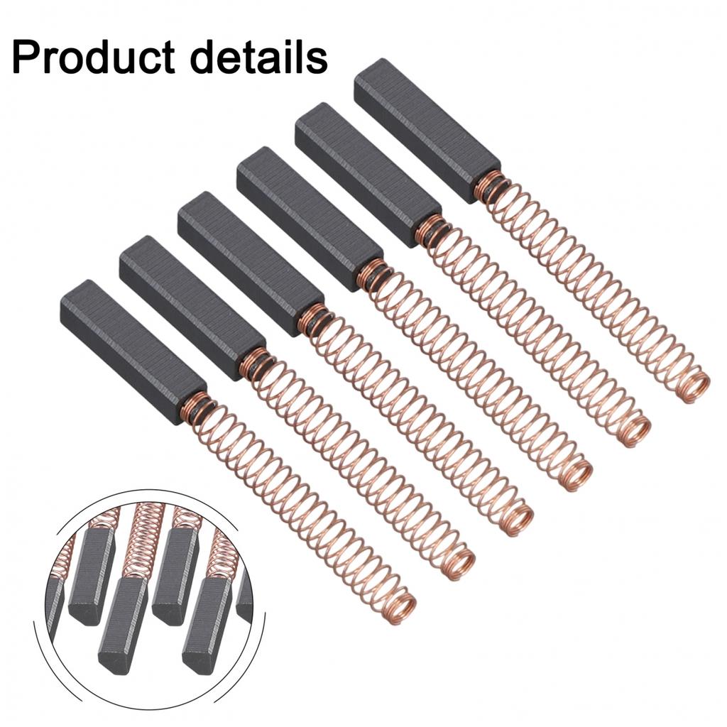 Set of 6 Carbon Brushes for Stand Mixers W10380496 Fits Multiple Kitchen Models