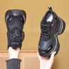 Nové prodyšné „dad shoes“ s vnitřním zvýšením výšky, platforma, síťovina, malé sportovní a volnočasové boty