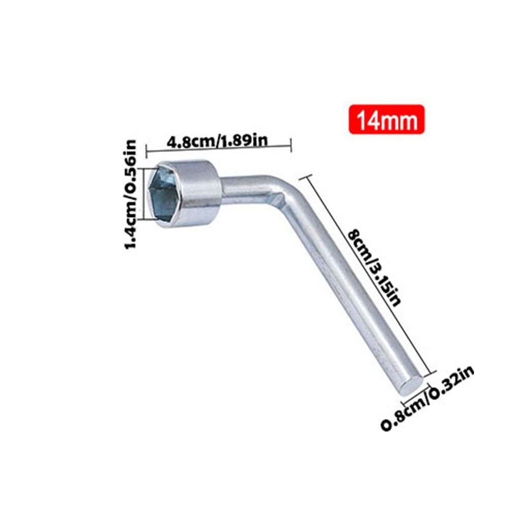 Non-Slip L Type Bent Bar Disassembly Automobile Socket Spanner Car Wheel Repair Tool  Repair