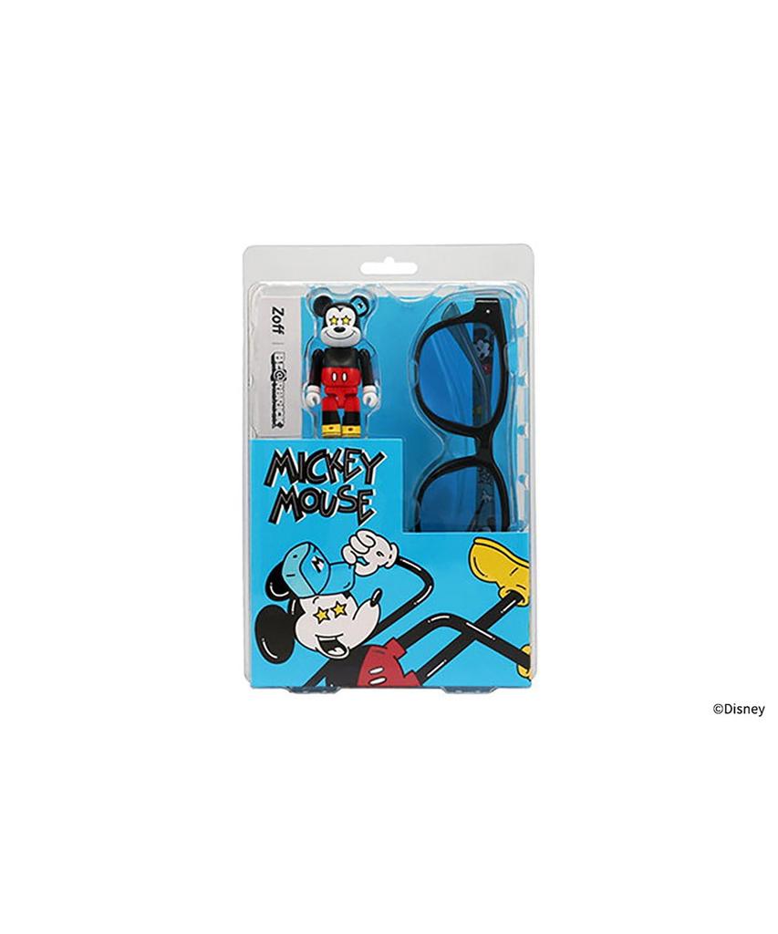 DISNEY Mouse sunglasses figure Bearbrick UV protection UV protection Unisex [Zoff] BE@RBRICK (Mickey model) Wellington-style (original set) (black)