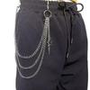 Hollow Pentagram Metal Decorative Waist Chain Female Punk Rivet Pendant Trouser Chain Spot