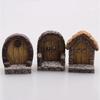 3pcs Miniature Resin Fairy Garden Door Mini Fairy Door and Windows for Trees Tree Stump Decor Ornaments Fairy House Fairies Door Kit Decoration