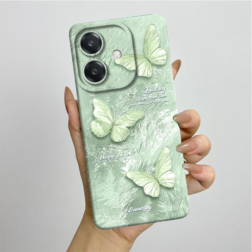 For OPPO A3 4G Phone Case A40 A40m CPH2669 CPH3669 Soft Silicone Sweet Painted Funda Coque Cartoon Printed Protective Back Cover