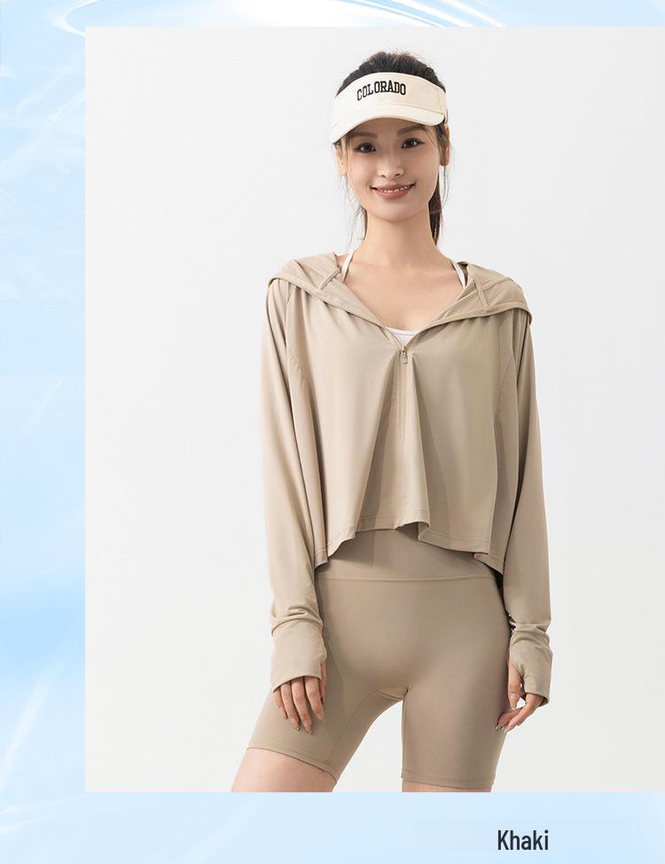Women's Nylon UPF 100+ Fashion Cape - Casual Ice Silk Sun Protection