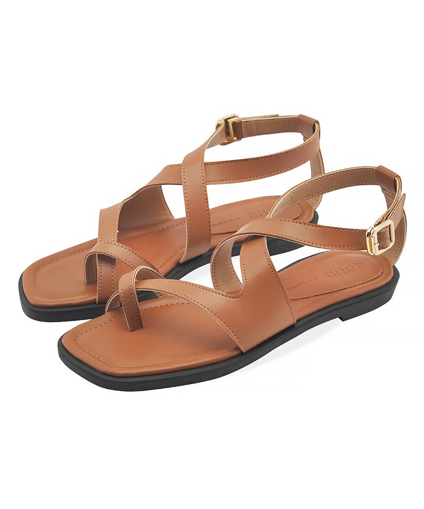 Spur Athena Sandal -Ss8048 (3 Colors) 1.5Cm Square Strap Sandals