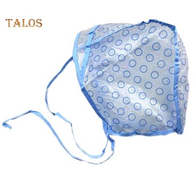TBH Double-layer Plastic Disposable Hair Highlighting Cap Dye Hat with Hook Needle