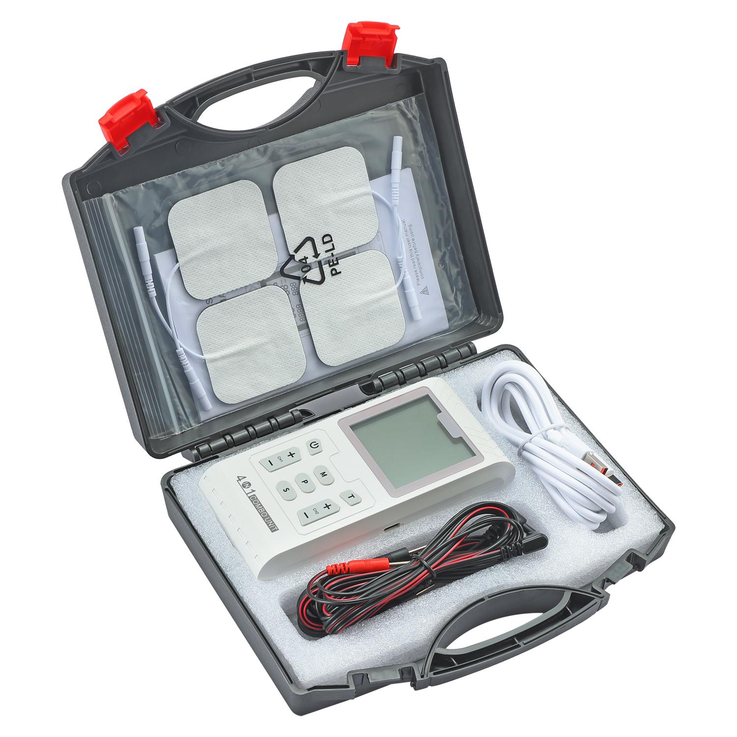 

Электрический стимулятор мышц EMS IFT RUSS Пульсовый Высокочастотный Регулируемый Массажер для тела для Физиотерапии Терапии Похудения