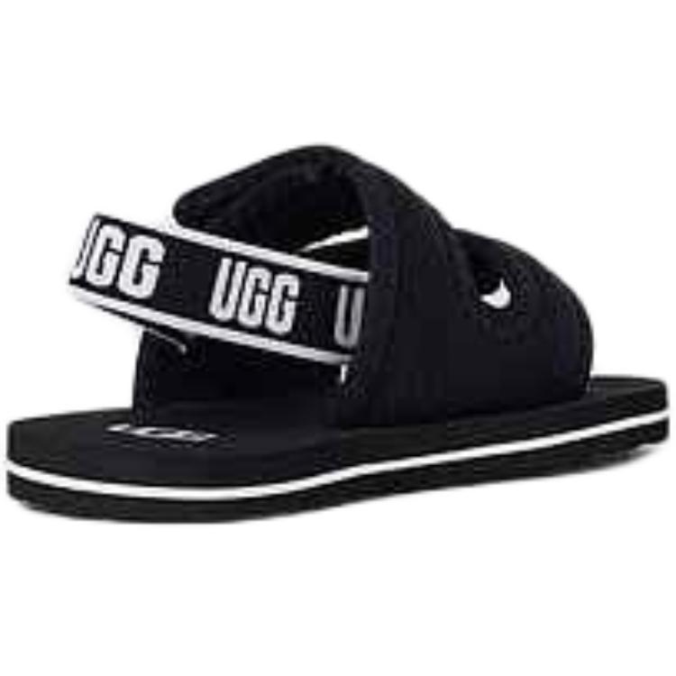 UGG Lennon Slingback Sandal Black (Toddler) Kids Sneakers 1152817T-BLK