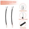 look-2Pcs Motorcycle Turn Signal Wiring Harness Connector Turn Signal Plug Adapter for