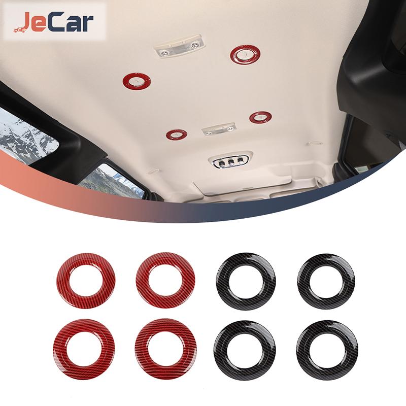 

JeCar из углеродного волокна, верхняя часть автомобиля, вентиляционное отверстие на крыше, кольцо, декоративные чехлы, наклейка из АБС-пластика для Dodge Durango 2011 Up, интерьер