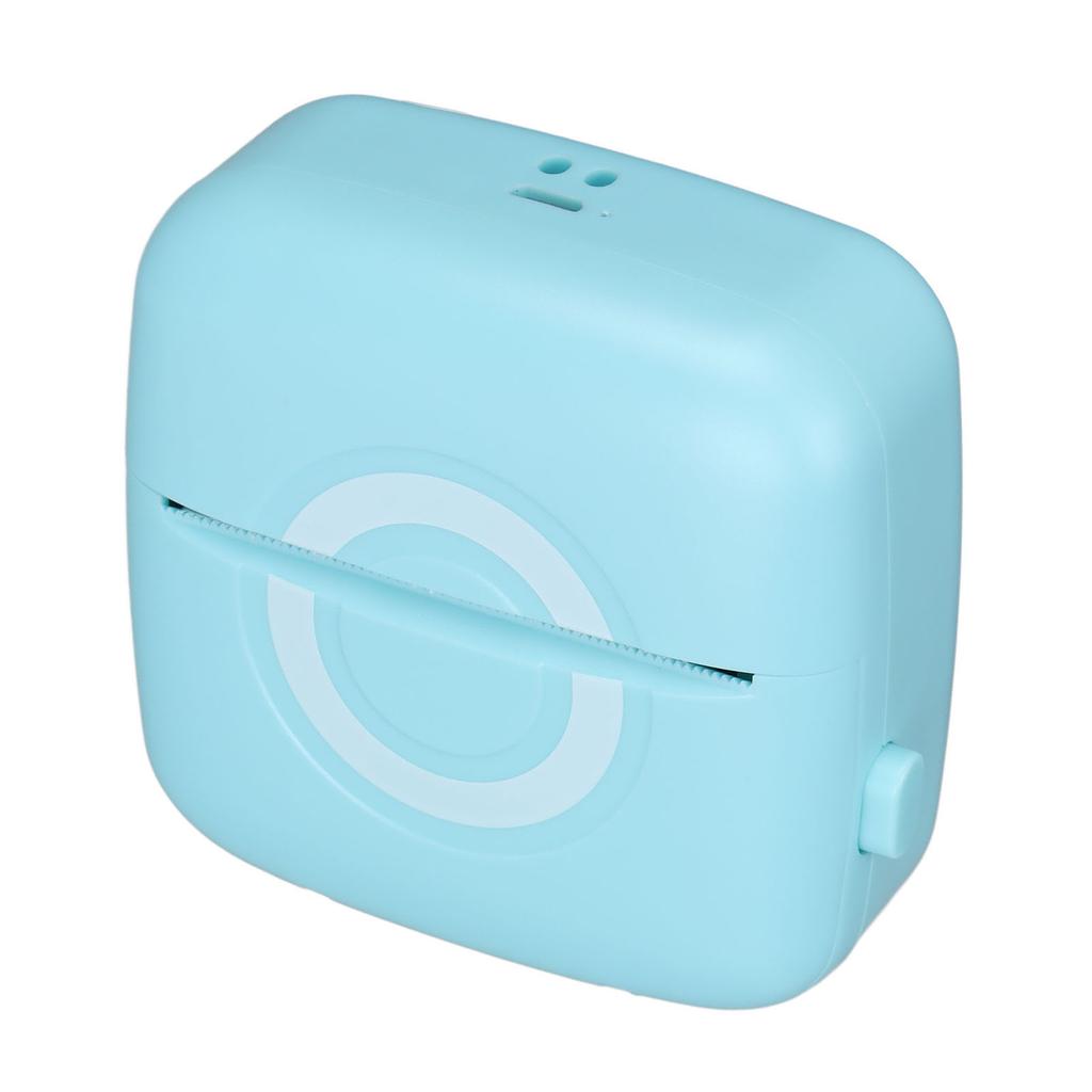Mini Printer 200DPI Resolution Thermal Printing Ergonomic Lightweight Portable PrinterBlue