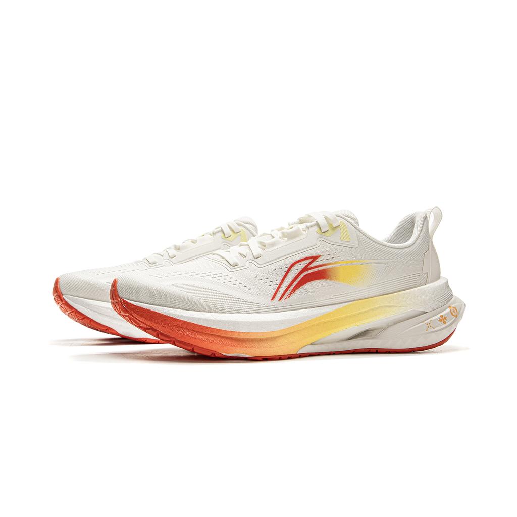 New LINING Wugui 5S 5.0 Running Shoes Men's Low top Mist White ARSV021-9