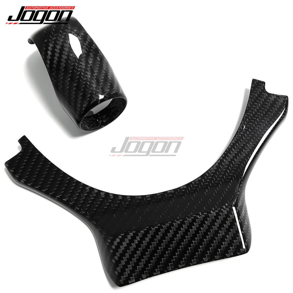 Carbon Fiber Central Gear Shift Knob Cover Steering Wheel Panel Trim for Lexus IS GS ES IS200 IS300 IS350 IS500 ES350 GS200t