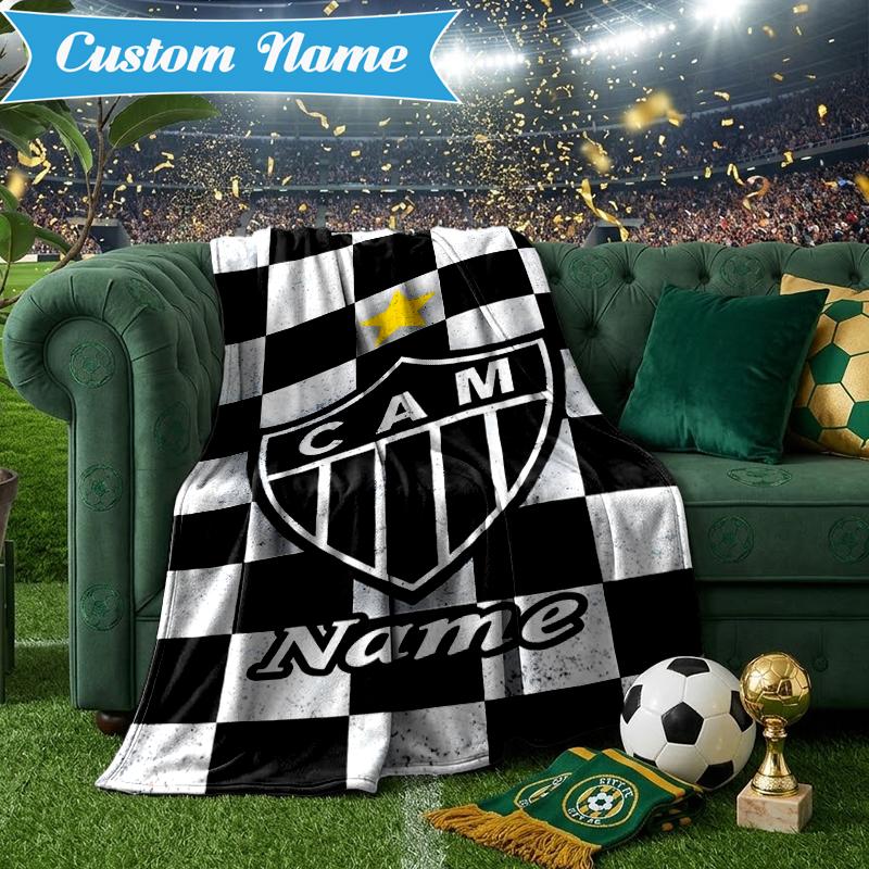 Custom Name Cam Team Spirit Blanket Lightweight Ideal Bedding Blanket Perfect for Travel, Camping, Living Rooms, Sofas, Christmas Gift