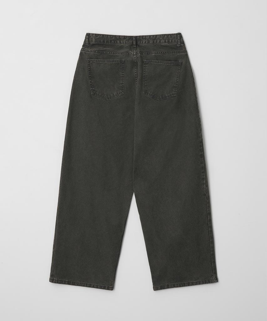 BILLIANT Side Tuck Wide Pants Dark Khaki