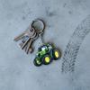 Acrylic Tractor Keychain 2D Flat Car Key Ring Fun Bag Charm  For Kids Adults Souvenir Keepsake