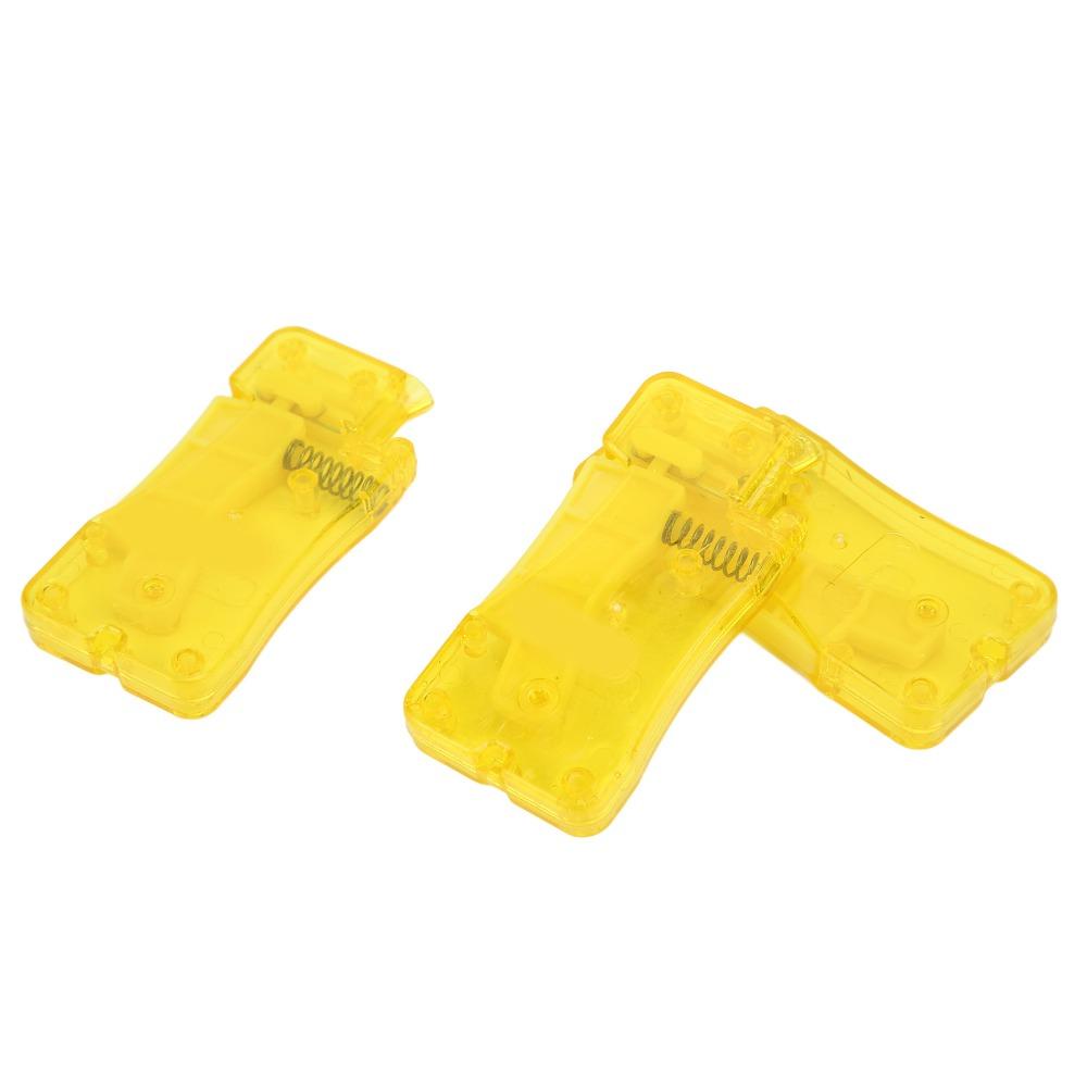3pcs Plastic Automatic Needle Threader Yellow Simple Needle Threader  For Hand Sewing