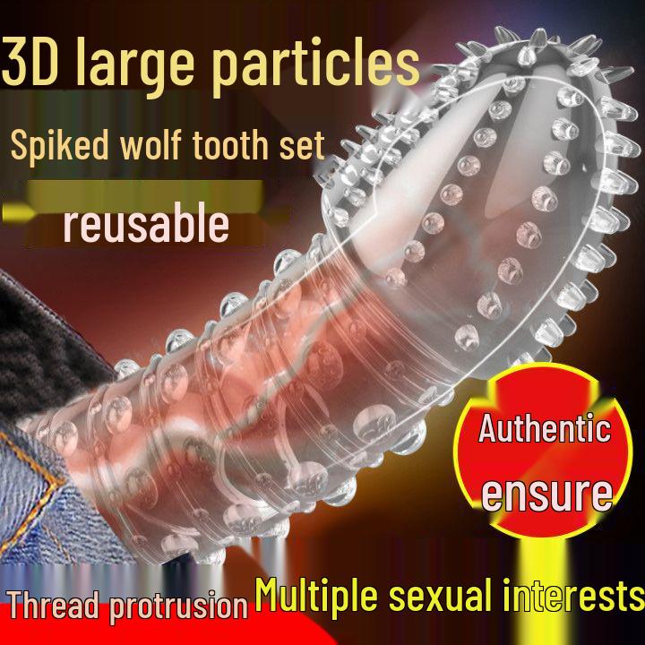 Men's Intimate Wearable Wolf Tooth Cover for Couples