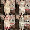 Summer Girls Sleeveless Nightgown With Comfortable Milk Silk And Flower Pattern For Lounge