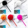 5 Pièces Stylo Bille Pompon Pelucheux Remplisseurs de Bas de Noël Fourniture de Fête de Noël pour Adultes Écriture Journalisation