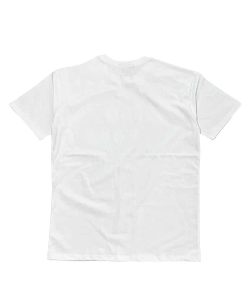 SK8ER ROCK Collage Pop Logo T-Shirt ((White))