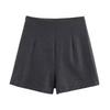 Spring 2025 Women's European-American Style Slit Hem Skirt Pants