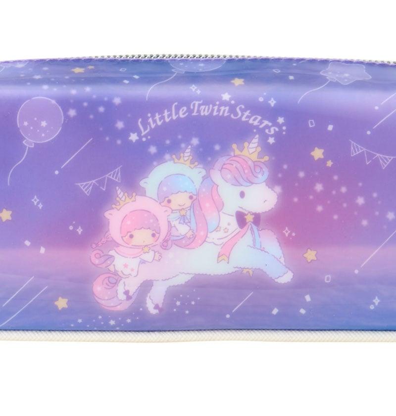 Sanrio Kiki & Lala 50th Little Twin Stars Pen Case (Twilight Unicorn) Japan NEW