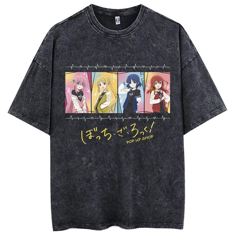 Retro Spider Gym Workout Graphic Washed Black Oversized T-shirts for Women Movie Streetwear Hip Hop Cotton Tops Women Harajuku
