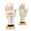 49MD Knitted Fingerless Gloves Winter Striped Gloves Cartoon Mitten with Top
