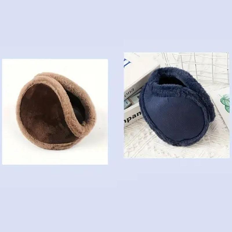 1/2pcs/Thermal Soft Plush Earmuffs Man Winter Thicken Ear Warmer Outdoor Sports Windproof Coldproof Ear Cover