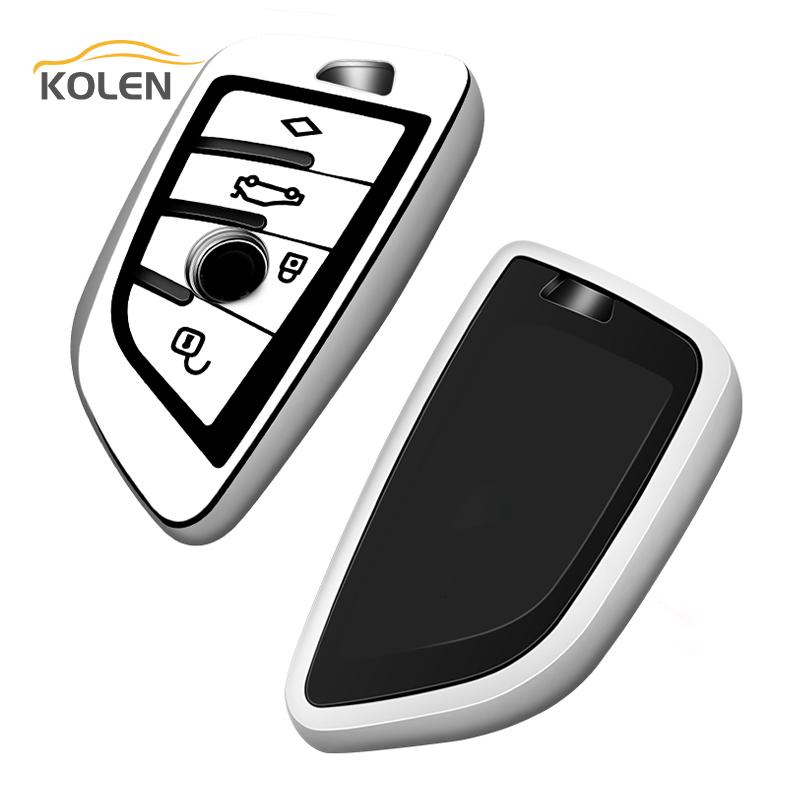 Soft Tpu Car Remote Key Case Cover Fob For Bmw X5 F15 X6 F16 1 2 3 5 7 Series F45 F46 G30 G11 G12 G20 Holder Shell Accessories
