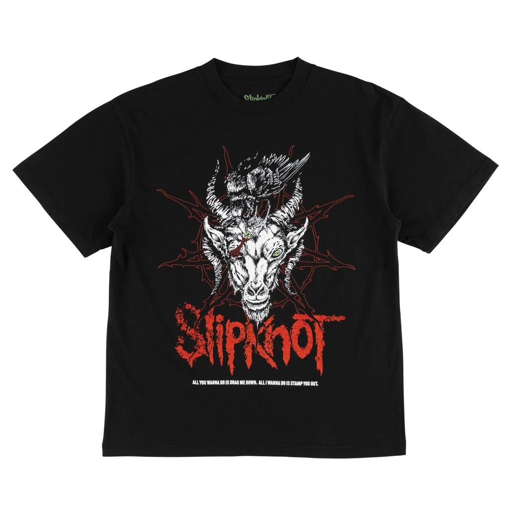 Welcome X SlipknoT-Shirt Spit it Out Black