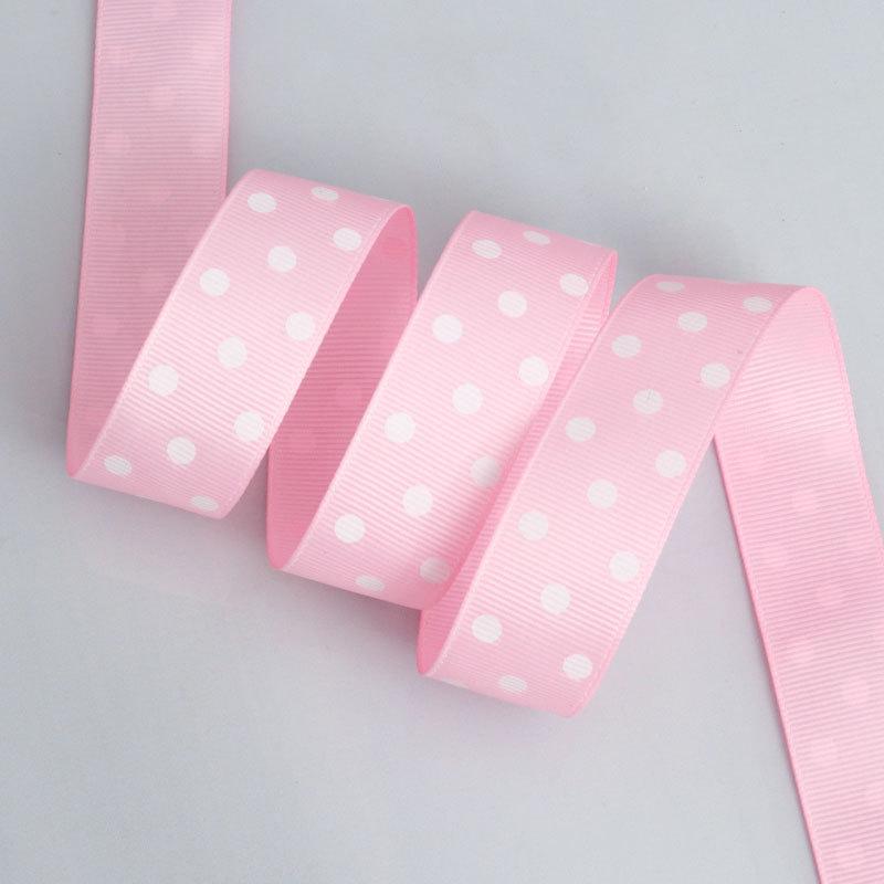 Dot Ribbon Colorful Ribbon Polka Threaded Ribbon Head Hair Accessories Hair Clip Bow Material Dot Ribbon Elegant Home Decorating Activity Supplies